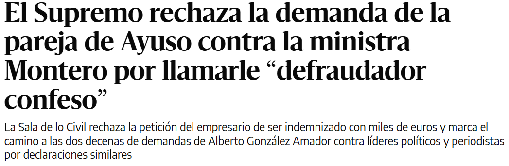Repitan conmigo: el novio de Ayuso es un defraudador confeso.