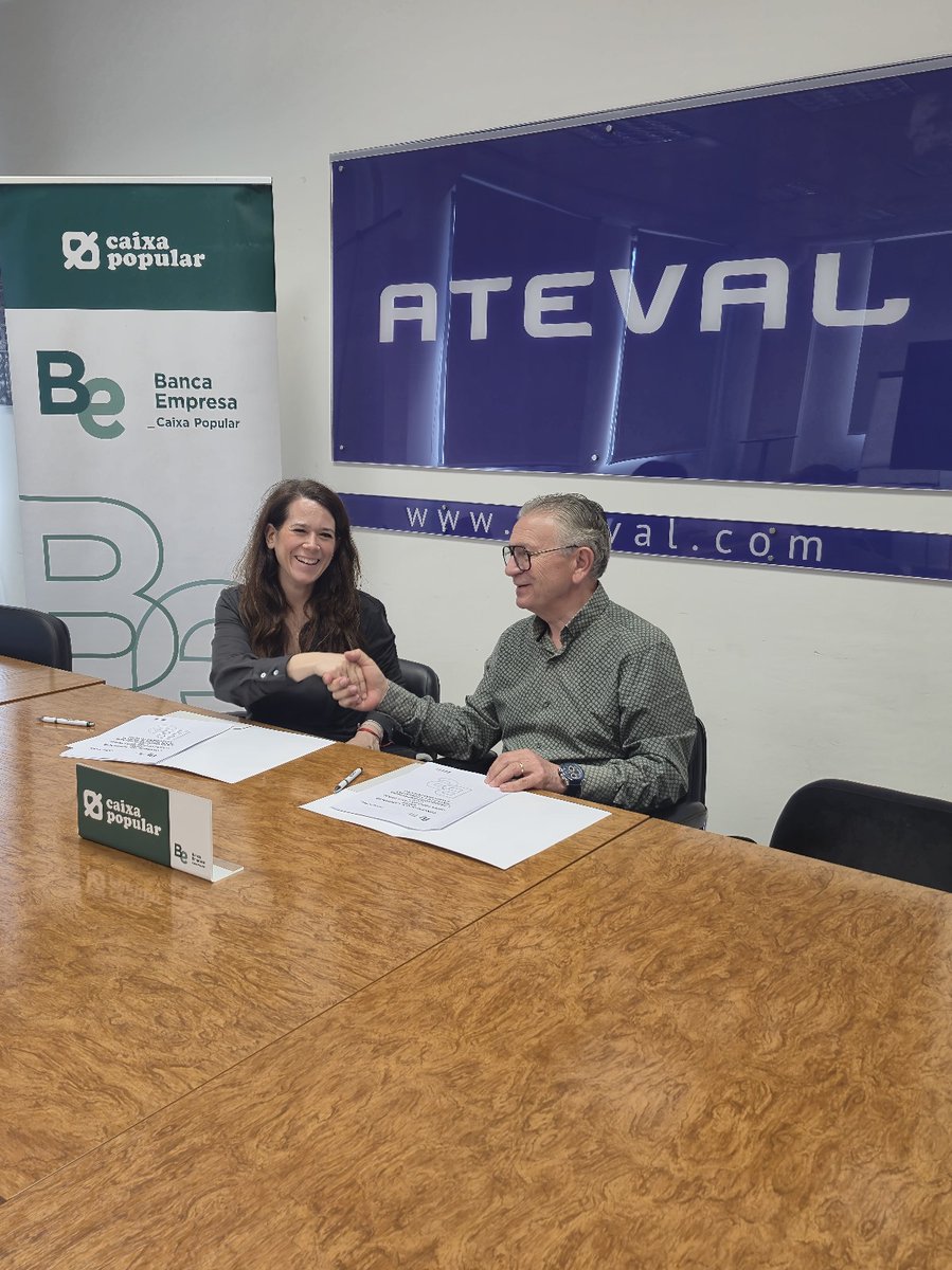 En <a href="/atevaltextil/">ATEVAL</a> hemos firmado un acuerdo de colaboración con <a href="/caixapopular/">Caixa Popular</a> para ofrecer condiciones financieras exclusivas y servicios personalizados que impulsen el crecimiento y la competitividad del #SectorTextil