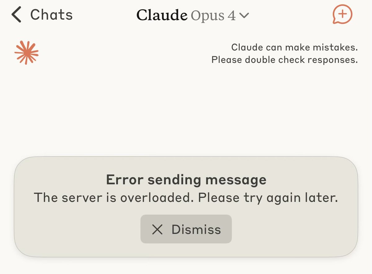 claude is probably my favorite model currently but. this is constant.