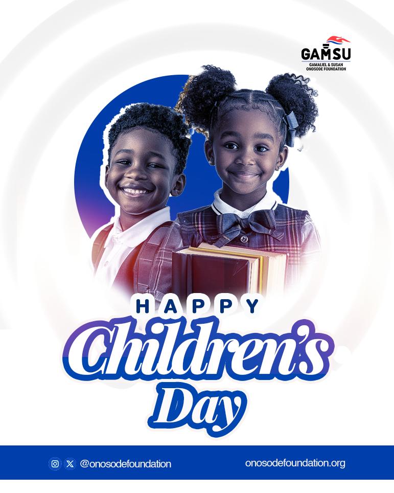 To the curious minds, the loud laughers, the big dreamers — today is for you.

Happy Children’s Day to every child. We see you, and we believe in you.

#HappyChildrensDay