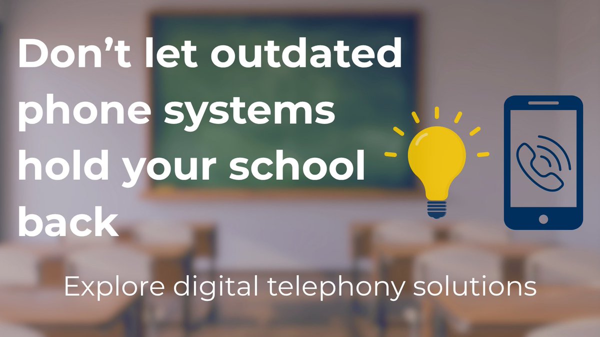 Don't let outdated phone systems hold your school back. The PSTN switch-off is a perfect opportunity to move to a smarter, more cost-effective solution. Get in touch today and explore digital telephony options with our trusted suppliers. everythingict.org/contact
💡📞 #EdTech
