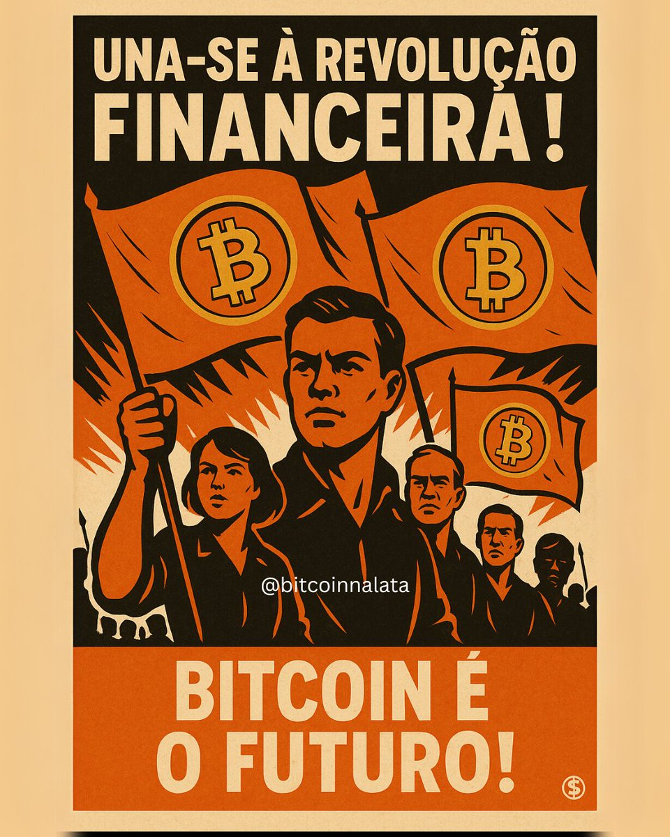 🔥 Chegou a hora de parar de obedecer quem imprime dinheiro do nada.

Você pode continuar servindo ao sistema inflacionário…
Ou pode marchar com quem escolheu a liberdade financeira.
🚩 Bitcoin é a revolução!

#Bitcoin #LiberdadeFinanceira #FimDoEstadoInflacionário #SatoshiVive