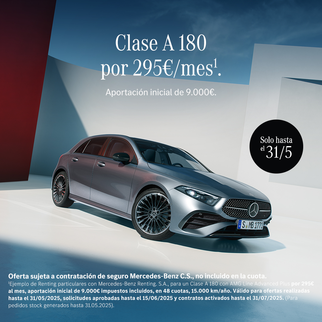 Siente la libertad de conducir tu Clase A 180 y disfruta de su diseño moderno y versátil.

#MercedesBenz #ClaseA