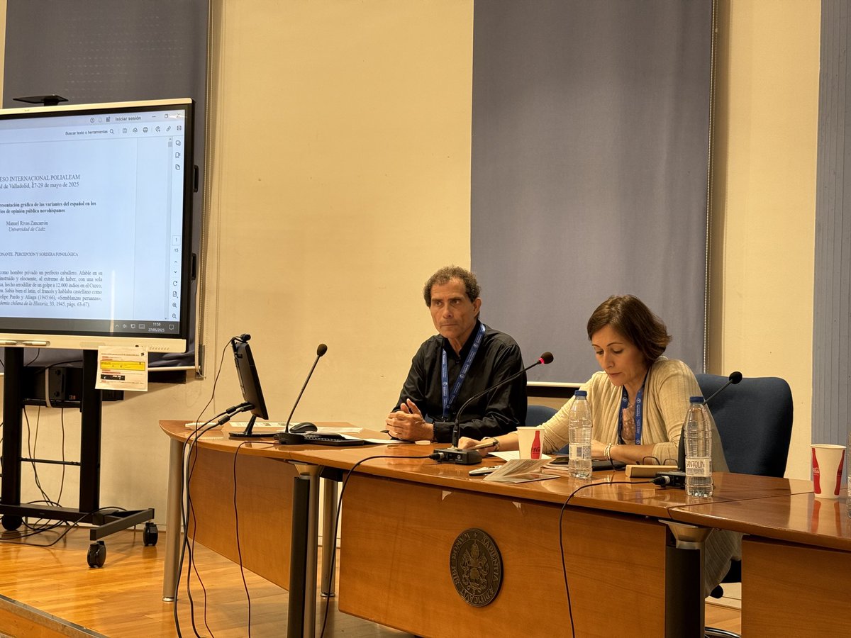 Congreso @Polialeam interviene Manuel Rivas Zancarrón con una ponencia titulada “Percepción oral y representación gráfica de las variantes del español en los espacios de opinión pública novohispanos”