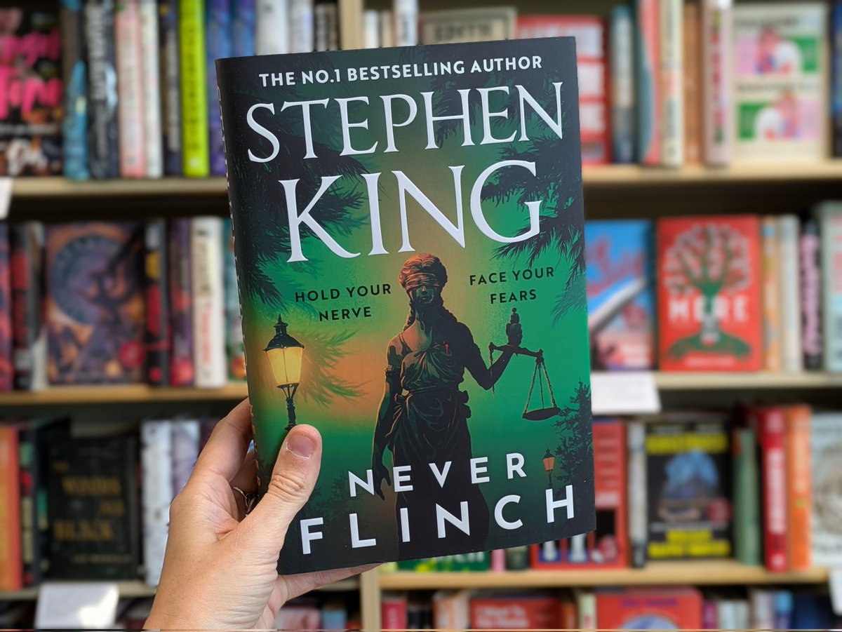BlackwellsManchester (@blackwellsmcr) on Twitter photo Happy publication day to <a href="/StephenKing/">Stephen King</a>'s Never Flinch! A tense dual storyline of two single-minded killers and Holly Gibney caught in the middle. It's brilliant - and it's in store now! Happy publication day to <a href="/StephenKing/">Stephen King</a>'s Never Flinch! A tense dual storyline of two single-minded killers and Holly Gibney caught in the middle. It's brilliant - and it's in store now!