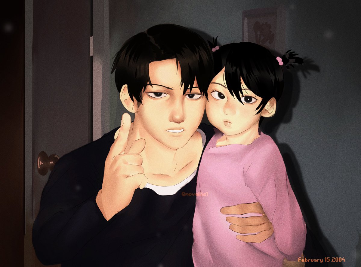 infinitify_'s tweet image. — HOW TO BE —
#attackontitan modern au - 2000s
♱ multi-chapter slow burn / slice of life
♱ dysfunctional family / dark themes
♱ humor / friendship
♡ #eremika 
♡ #rivetra 

🔗archiveofourown.org/works/44105838

(art by @Novalise1)