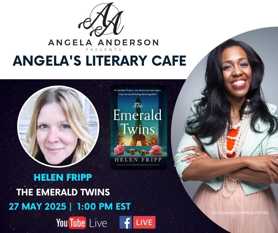 Happening today!

We're excited to share that Helen Fripp, author of The Emerald Twins, will be chatting with Angela Anderson on Facebook, Tuesday, May 27th at 1:00 pm BST/6:00 pm EST. 

ow.ly/8Lra50VR0Ps