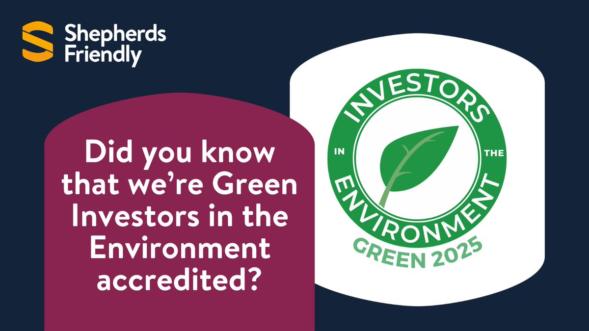 Shepherds Friendly (@shepherdsfs) on Twitter photo We’ve kept our Green accreditation from Investors in the Environment (iiE) for a second year! 🌍
From local litter picks to global climate projects with <a href="/ClimatePartner/">ClimatePartner</a>, we’re committed to doing the right thing for the planet.
Read more: ow.ly/ie5J50VTTHF
#Environment We’ve kept our Green accreditation from Investors in the Environment (iiE) for a second year! 🌍
From local litter picks to global climate projects with <a href="/ClimatePartner/">ClimatePartner</a>, we’re committed to doing the right thing for the planet.
Read more: ow.ly/ie5J50VTTHF
#Environment