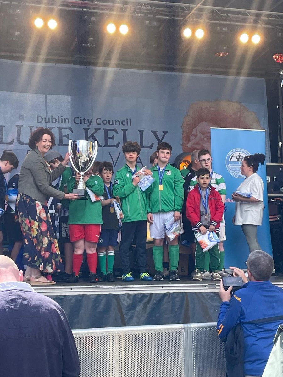 DDSL_Official's tweet photo. DDSL Football for All players have a great day at the Luke Kelly Festival in Smithfield 👏🏻

Thank you @DubCityCouncil https://t.co/5eRtwKPh2Y