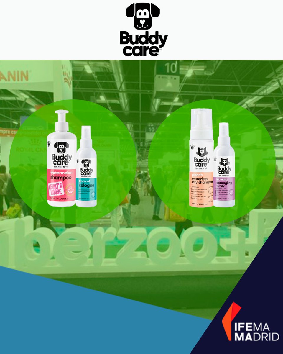 Iberzoo+Propet (@iberzoopropet) on Twitter photo Buddycare estuvo en #IberzooPropet2025 presentando sus innovadores productos para el cuidado de mascotas.
Con fórmulas suaves, veganas y cruelty-free, la marca ofrece soluciones de alta calidad para el bienestar animal.
¡Un placer contar con ellos en <a href="/IFEMA/">IFEMA MADRID</a> MADRID! 🐾✨ Buddycare estuvo en #IberzooPropet2025 presentando sus innovadores productos para el cuidado de mascotas.
Con fórmulas suaves, veganas y cruelty-free, la marca ofrece soluciones de alta calidad para el bienestar animal.
¡Un placer contar con ellos en <a href="/IFEMA/">IFEMA MADRID</a> MADRID! 🐾✨