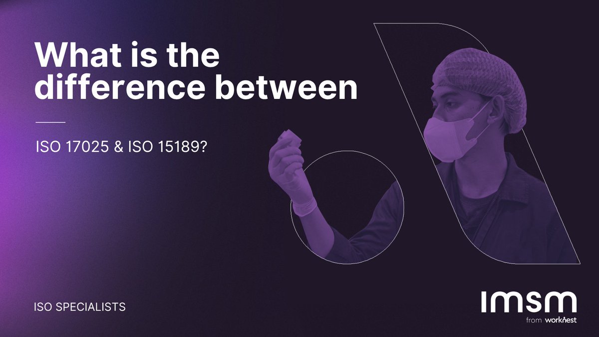 What is the difference between ISO 17025 and ISO 15189? 

Read here: hubs.ly/Q03p94Td0

#iso #iso17025 #iso15189
