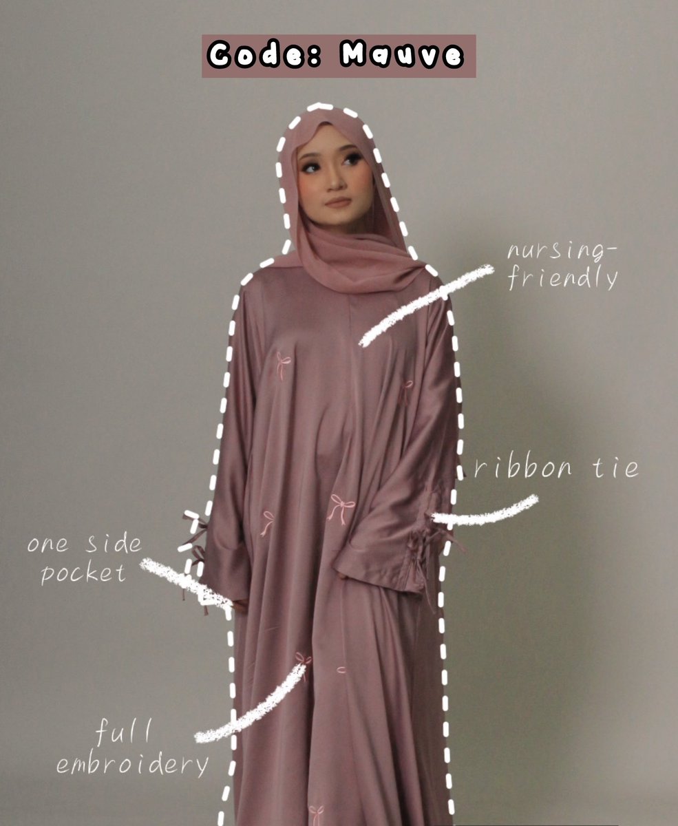 mirrr0_'s tweet photo. Ada 3 colors –
Charcoal, mauve &amp; blush. All free sizes. Dada up to 48". Labuh baju 52" hence sesuai untuk petite bawah 160cm 🥰

To order – https://t.co/qwJSig2wQO https://t.co/hjXYBt6N9V