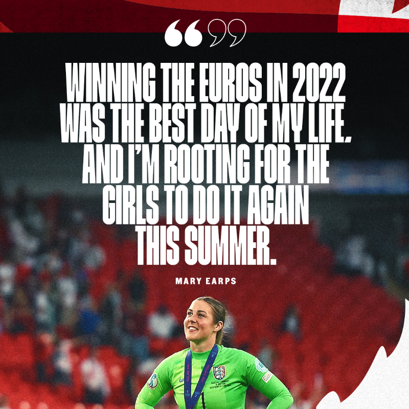 Lionesses's tweet photo. Mary Earps has today announced her decision to retire from international football with immediate effect. 

The decision marks the end of a memorable eight-year international career. ❤️ 🏴󠁧󠁢󠁥󠁮󠁧󠁿