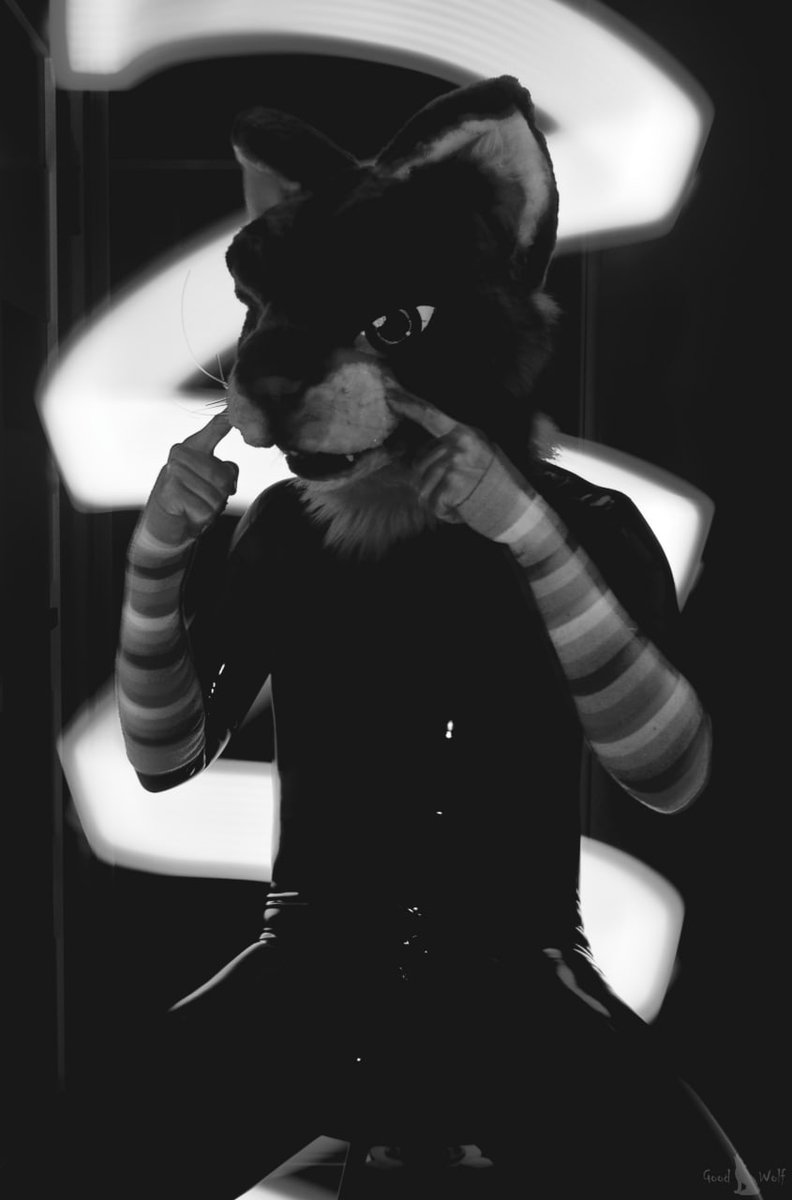 Let's shine tonight ⚫⚪

#fursuit #latex #latexfur #rubberfur