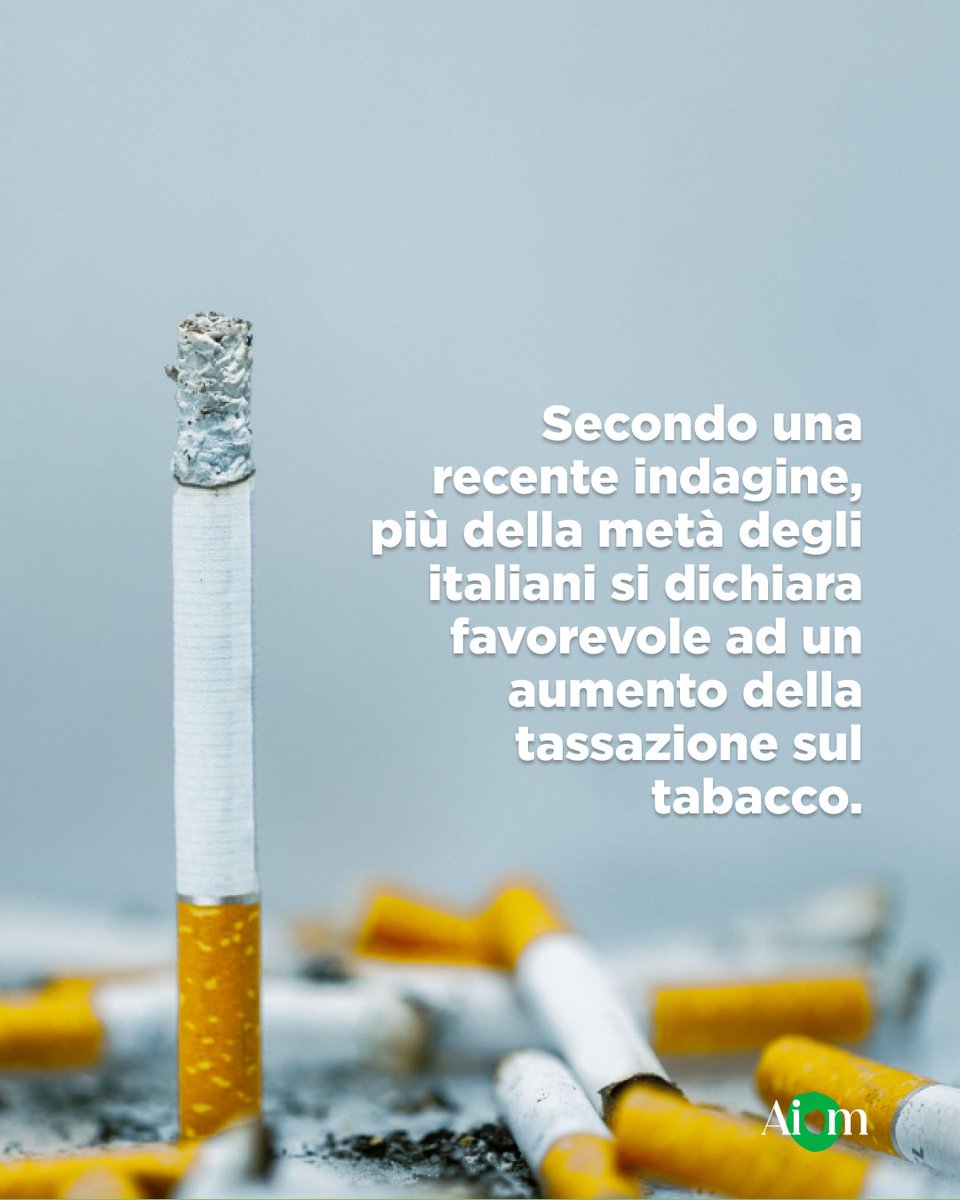 AIOM (@aiomtweet) on Twitter photo Una delle misure più efficaci nella lotta al #tabagismo è l’aumento della tassazione sul #tabacco.
A pochissimo dalla #giornatamondialesenzatabacco arriva l’appello di #AIOM e <a href="/Fondaz_Veronesi/">Fondazione Veronesi</a>:
medinews.it/comunicati/gio… Una delle misure più efficaci nella lotta al #tabagismo è l’aumento della tassazione sul #tabacco.
A pochissimo dalla #giornatamondialesenzatabacco arriva l’appello di #AIOM e <a href="/Fondaz_Veronesi/">Fondazione Veronesi</a>:
medinews.it/comunicati/gio…