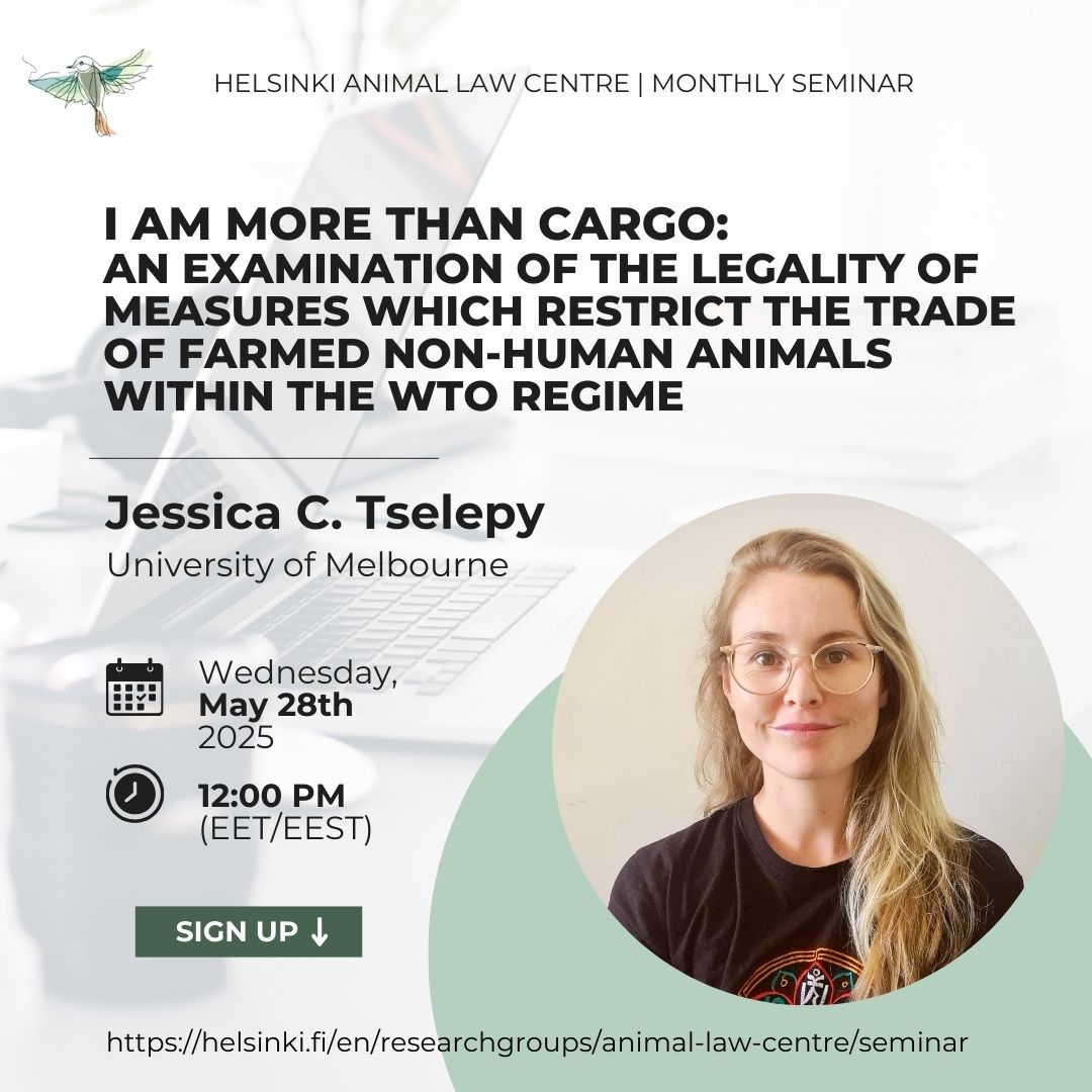 Join us tomorrow, Wednesday, May 28th, for a seminar talk by Jessica C. Tselepy at 12:15 PM (EEST, Helsinki time)!
Sign up here: lyyti.in/Helsingin_elai…
