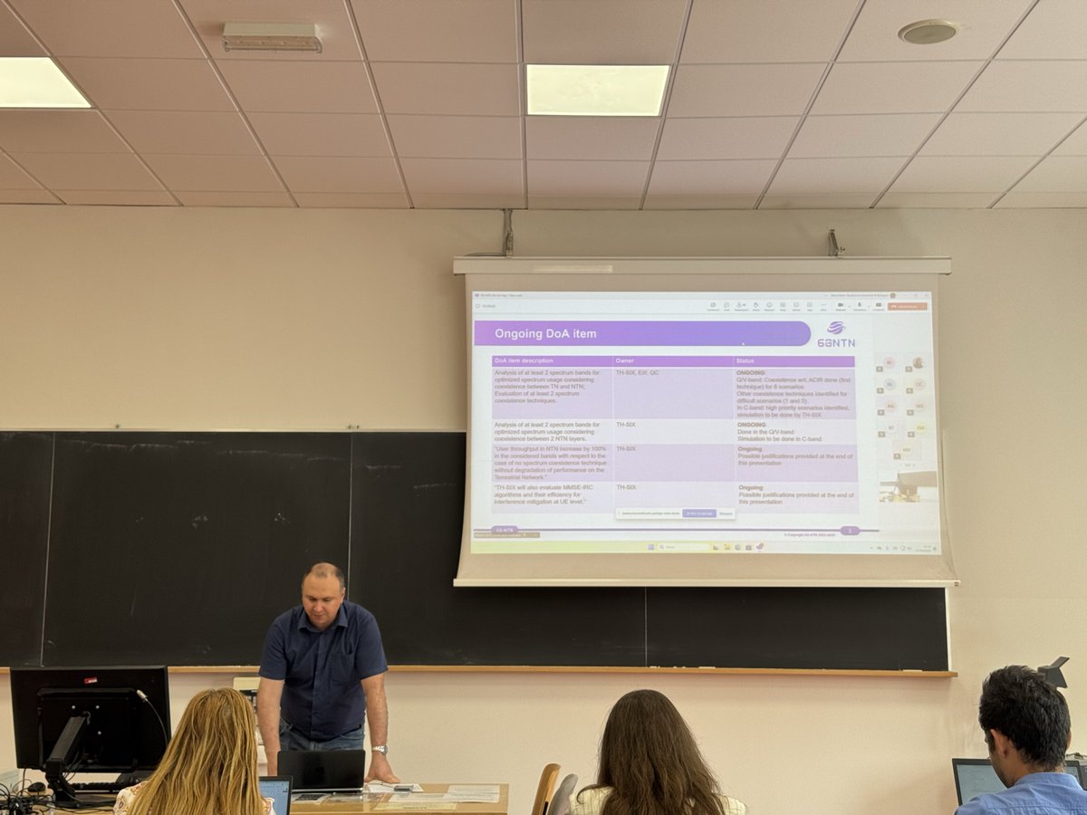 📍We’ve kicked off the 6G-NTN General Assembly, hosted by our project coordinator <a href="/Unibo/">Università di Bologna</a> in Bologna!

Today’s agenda covers project status, alignment on 6G NTN radio access technologies and enablers for E2E integration in 6G system architecture, and updates on outreach activities