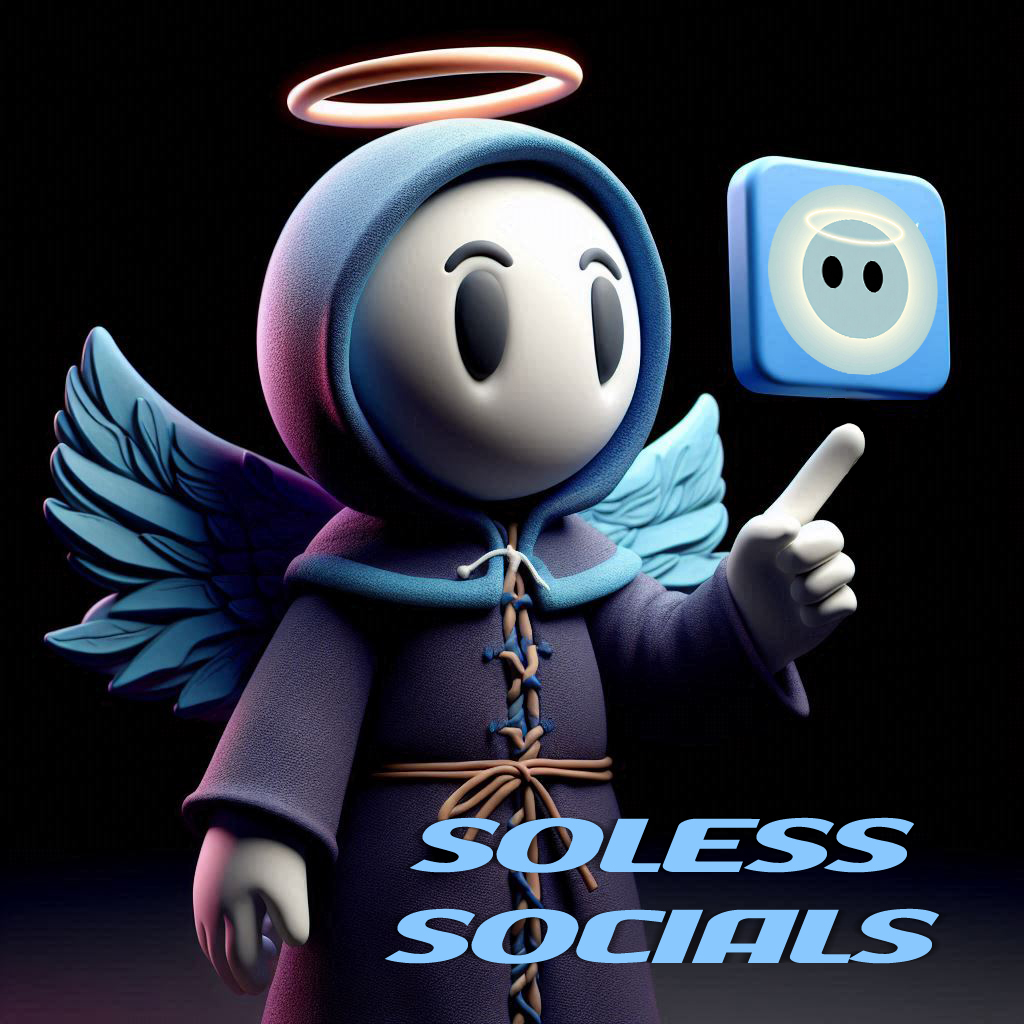 #SOLESS Social Media:  

X/Twitter x.com/SOLessSystem 
Telegram t.me/SolessSystem 
Tik Tok tiktok.com/@SOLessSystem 
Medium medium.com/@team_94982 
Web soless.app

💙