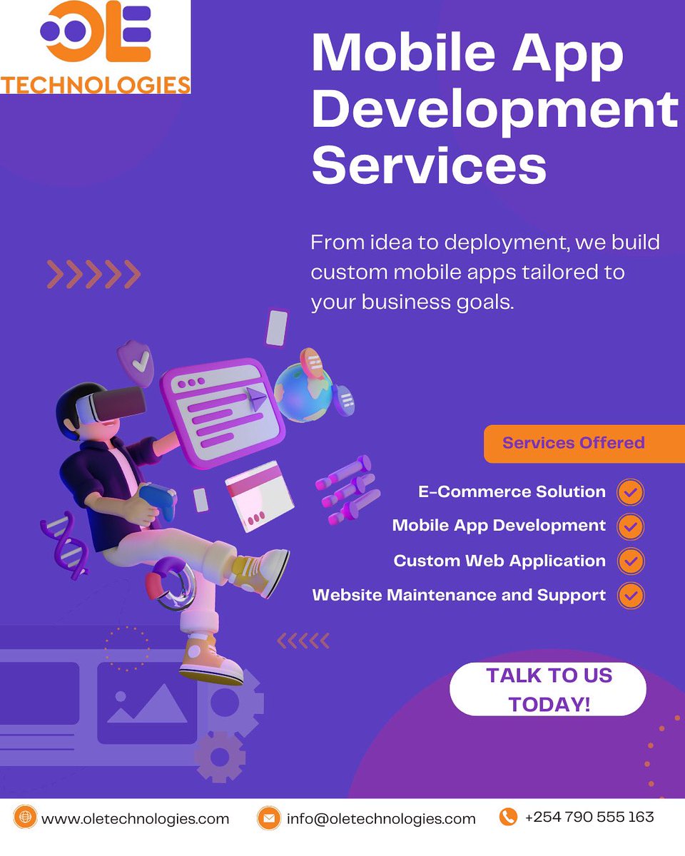 Skyrocket your business with responsive mobile app developers in Nairobi.

Our expert developers build apps that cater to your brand value, user needs, operational continuity and customer engagement.

📩 Let’s build something amazing together! 

Contact us today!