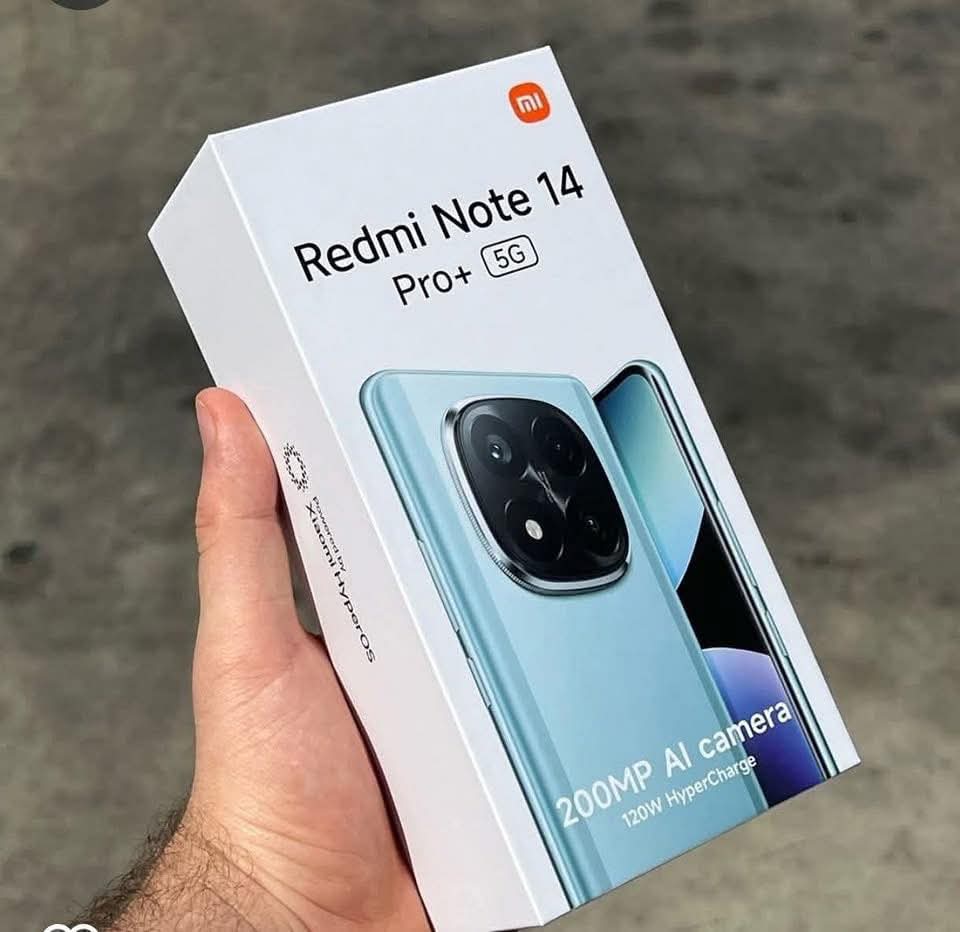 🔥متوفر الان 🔥

🤩 Xiaomi Redmi Note 14 Pro+ 5G🤩

Ram 12GB / Rom 512GB 👉

السعر 1.050

الشاشة :"6.67” AMOLED
♨️ تردد 120 هيرتز ♨️

نظام التشغيل : Android 14

المعالج:   📟 Snapdragon 7s Gen 3 (4 nm)

الكاميرا الأساسية : 📸 200 ,8 , 2 MP

كاميرا السلفي : 📷 20 MP