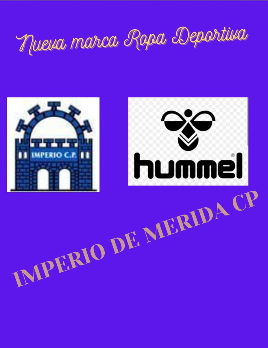 📣📣 NOTICIAS 📣📣
Nueva marca de ropa deportiva para nuestros jugadores.
Hummel nos vestirá las próximas temporadas ⚽⚽⚽