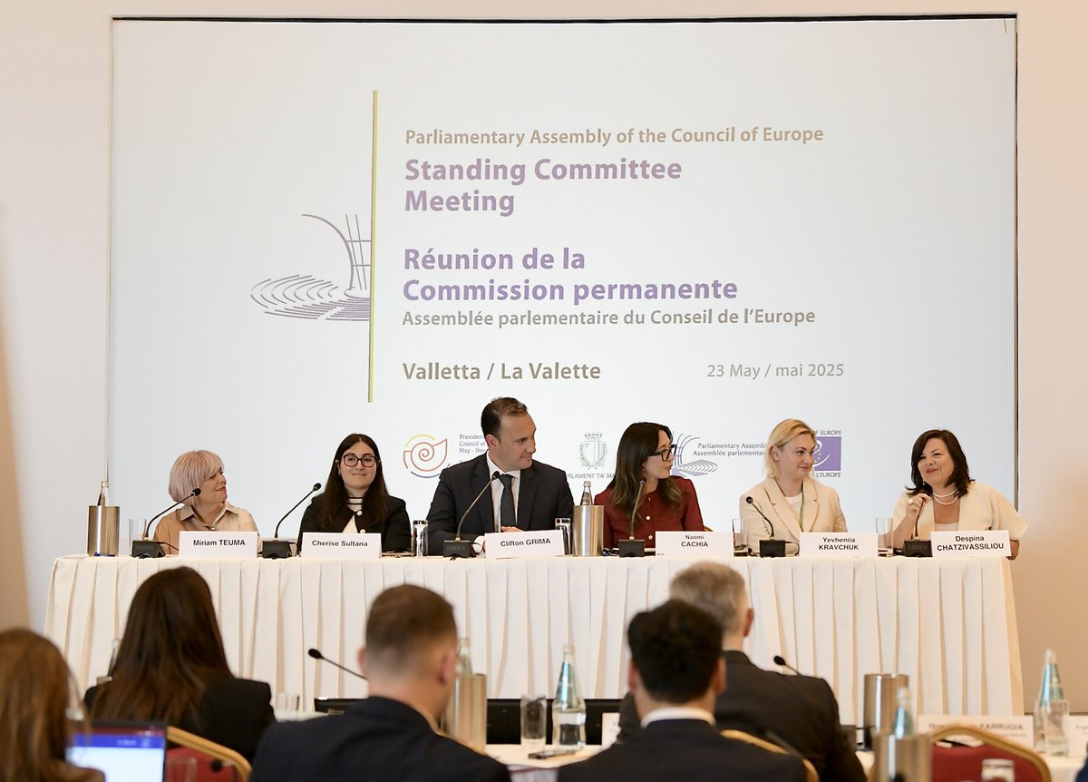“Young people are not waiting to be invited – they are already active.” At a PACE round table in #Valletta during the PACE Standing Committee meeting, youth leaders called for a real say in shaping the political agenda.

More: pace.coe.int/en/news/9912/y…

#YouthParticipation #Malta