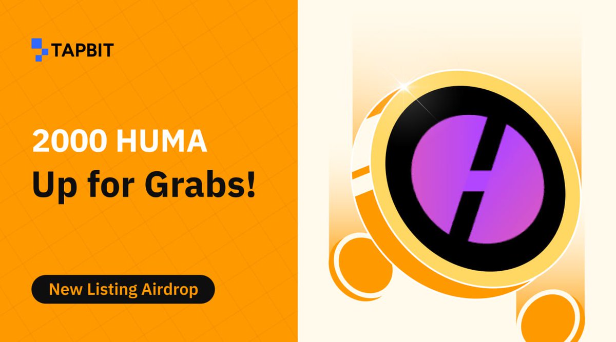 Tapbit (@tapbitglobal) on Twitter photo ๐ $HUMA <a href="/humafinance/">Huma Finance ๐ฃ</a> Airdrop Alert! ๐
Trade HUMA/USDT on Tapbit and grab your share of the airdrop rewards! ๐ฐ
The more you trade, the more you earn โ donโt miss it! ๐๐ฅ
๐
May 27 โ May 30
๐ A total of 2,000 HUMA up for grabs!
๐ Learn more: tapbitcex.zendesk.com/hc/en-us/articโฆ
#Tapbit ๐ $HUMA <a href="/humafinance/">Huma Finance ๐ฃ</a> Airdrop Alert! ๐
Trade HUMA/USDT on Tapbit and grab your share of the airdrop rewards! ๐ฐ
The more you trade, the more you earn โ donโt miss it! ๐๐ฅ
๐
May 27 โ May 30
๐ A total of 2,000 HUMA up for grabs!
๐ Learn more: tapbitcex.zendesk.com/hc/en-us/articโฆ
#Tapbit