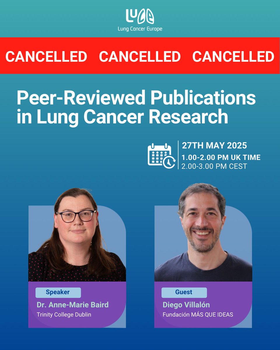 We’re really sorry to inform you that we have had to cancel our webinar this afternoon due to illness. #LCSM