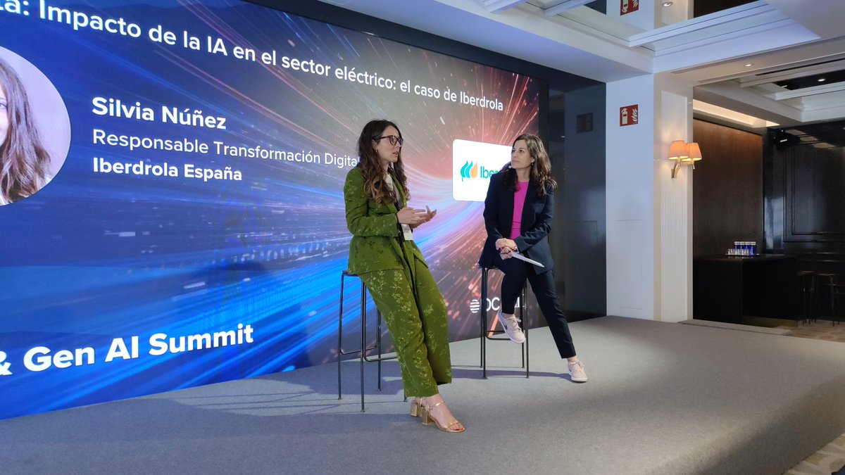CIO España (@ciospain) on Twitter photo Silvia Núñez: "La #IAGen avanza tan rápido que cada semana tenemos numerosos modelos nuevos". <a href="/iberdrola/">Iberdrola</a> #DataAI25CIOIDC #IA #Data Silvia Núñez: "La #IAGen avanza tan rápido que cada semana tenemos numerosos modelos nuevos". <a href="/iberdrola/">Iberdrola</a> #DataAI25CIOIDC #IA #Data