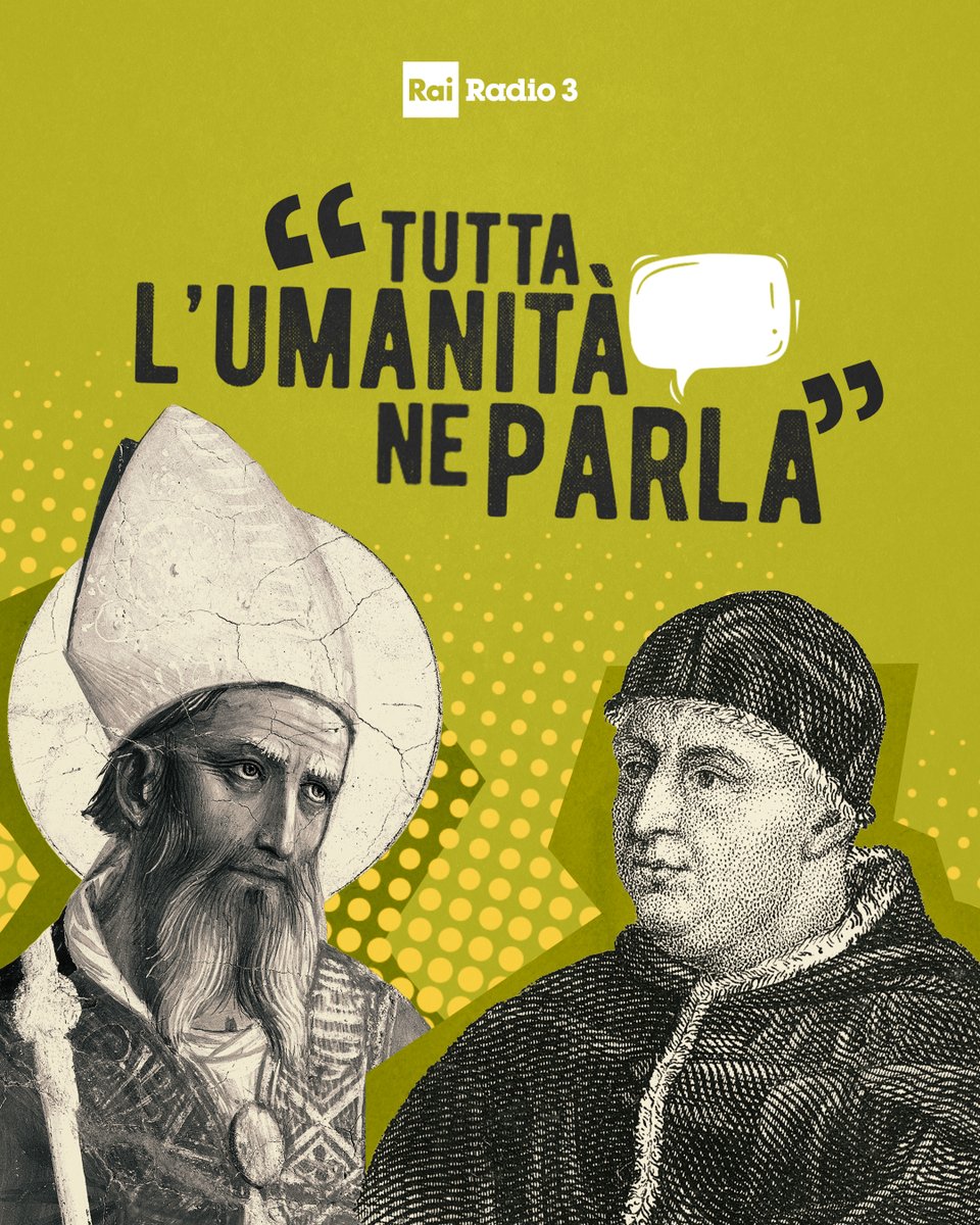 Quali consigli avranno due padri della Chiesa come Agostino e Leone X per il neoeletto Papa Leone XIV? Le sfide del nuovo papato al centro del talk impossibile Tutta l'umanità ne parla, qui bit.ly/incontripapali