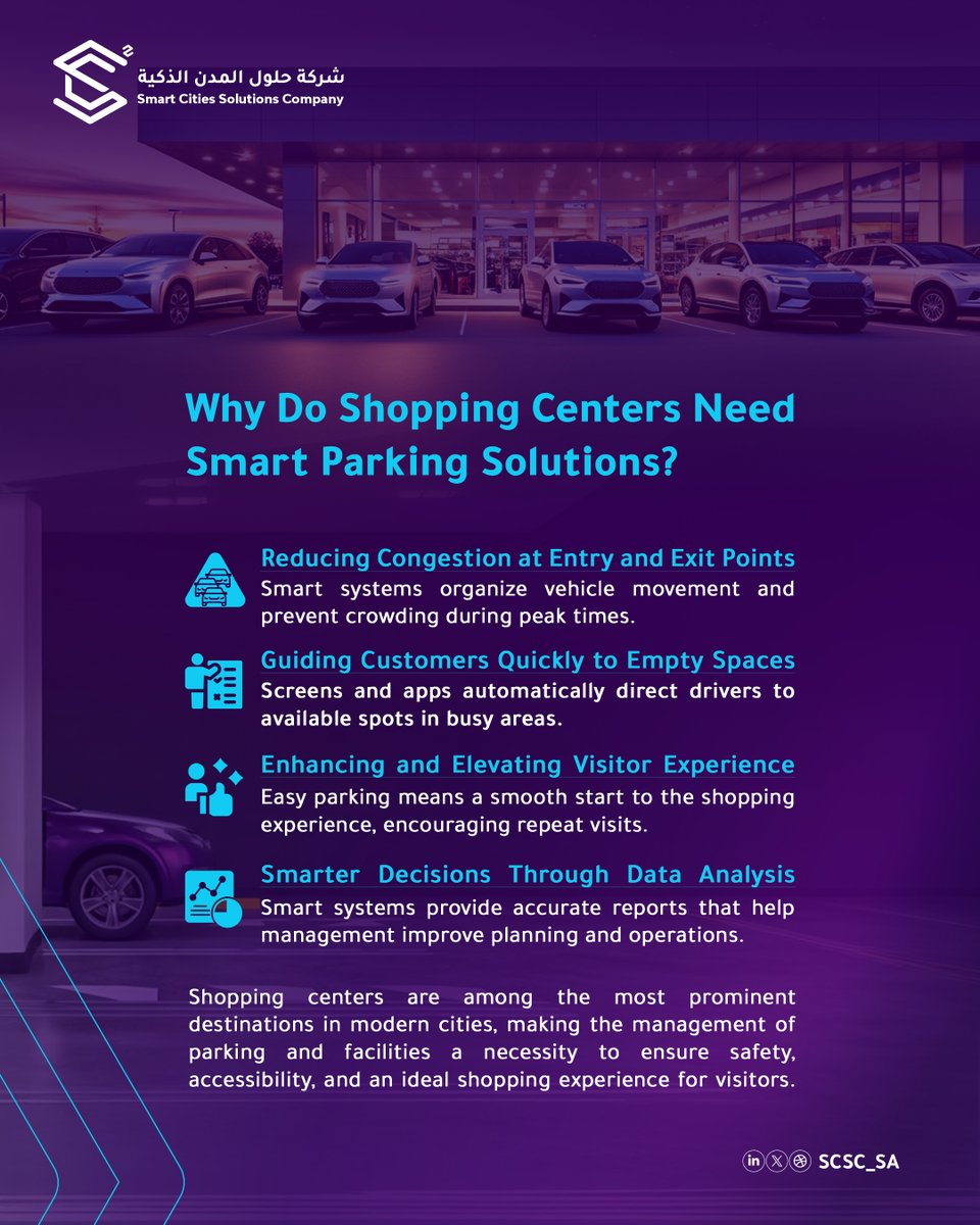 حلول المدن الذكية Smart Cities Solutions tweet media