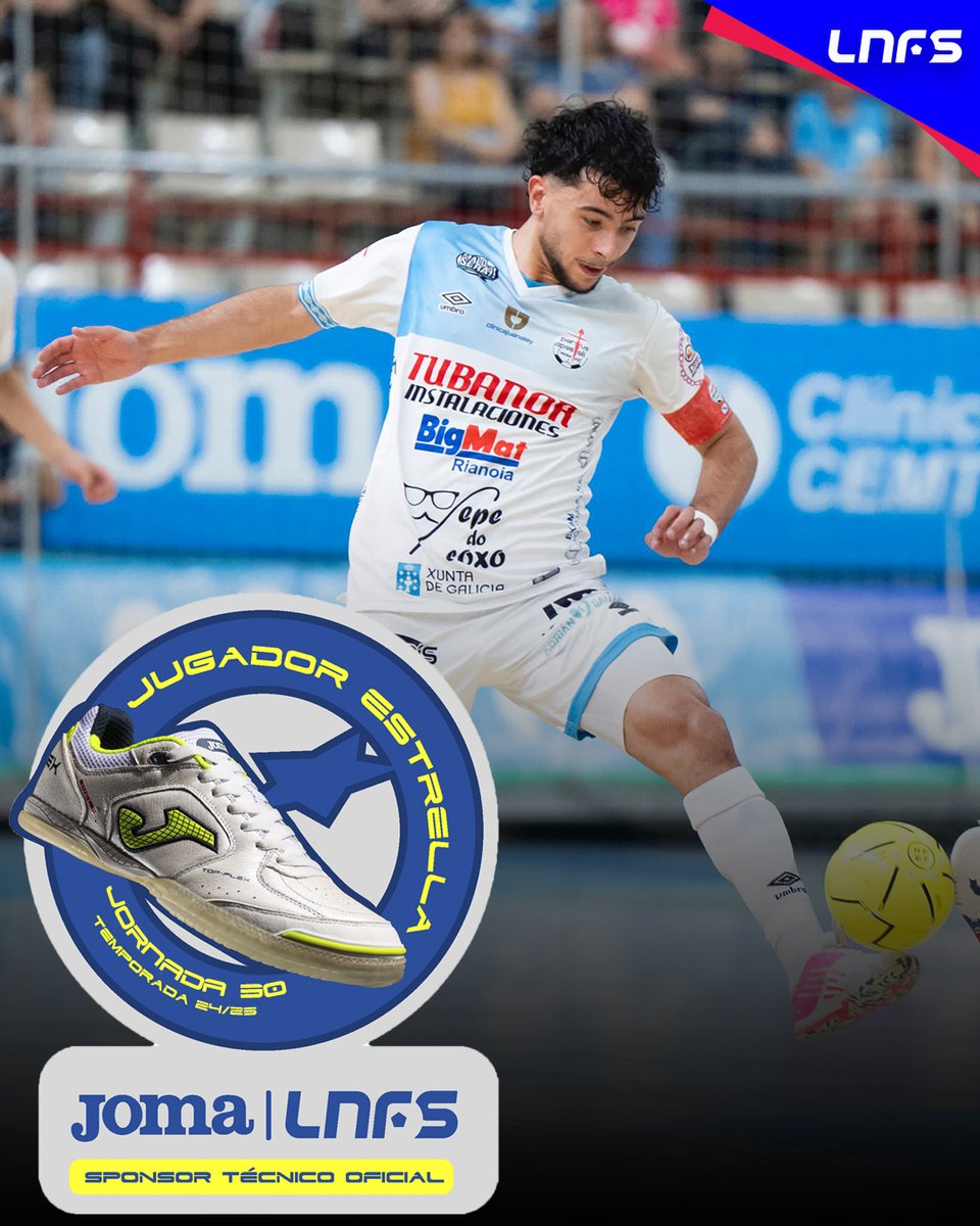 🏴‍☠️ ¡𝐿𝑎 𝑣𝑖𝑑𝑎 𝒑𝒊𝒓𝒂𝒕𝒂, 𝑙𝑎 𝑣𝑖𝑑𝑎 𝒎𝒆𝒋𝒐𝒓!

🌟 <a href="/pirataa10/">Adrián</a> (<a href="/NoiaFutbolSala/">Noia Portus Apostoli FS 🤍</a>)

#JugadorEstrellaLNFS • <a href="/JomaSport/">Joma Sport</a> #LigaFutsalProfesional