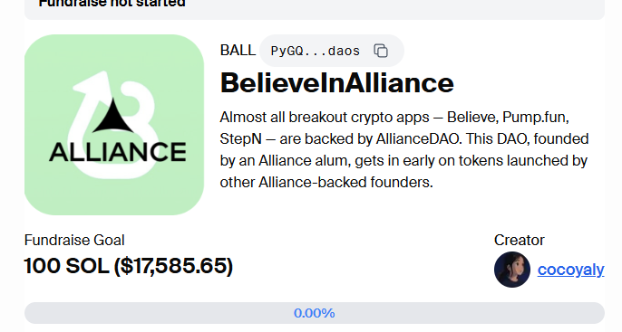 weiweinft666's tweet photo. There’s a quiet storm coming.

Alpha DAO by @daosdotfun isn’t your typical community — it’s the gateway for real builders.

In collaboration with @BelieveAlliance,
this initiative is invite-only:
🧠 Core Alliance members
💧 Strategic LPs
🚀 Backed founders
Only those ready to build the future will get through.
Big moves are on the horizon.
If you’re serious about the next frontier, DM @cocoyaly and get in early. https://t.co/GigByNk4yI