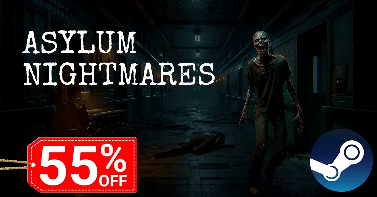 ☠ Asylum Nightmares (bit.ly/asylumnigthmar…)

💸 Asylum Nightmares with a 55% discount 💸

#madewithunity #gamedev #indiedev #indiegame