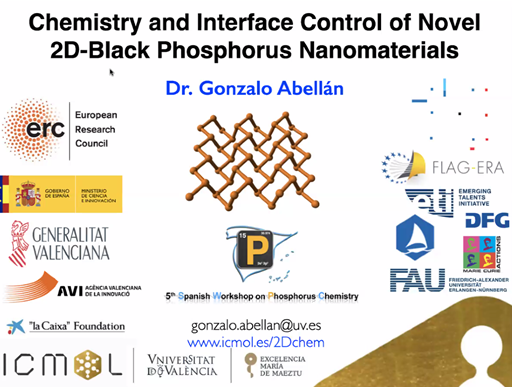 PhosChemSpain's tweet photo. ✨ Don’t miss @Gonzalo_Abellan from @UV_EG at #SWPC2025! He’ll explore “Chemistry and Interface Control of 2D Black Phosphorus”, unveiling how controlling this amazing material can lead to exciting new applications. Get ready to discover the future of 2D materials!#Phosphorus https://t.co/YffG2pcZDH