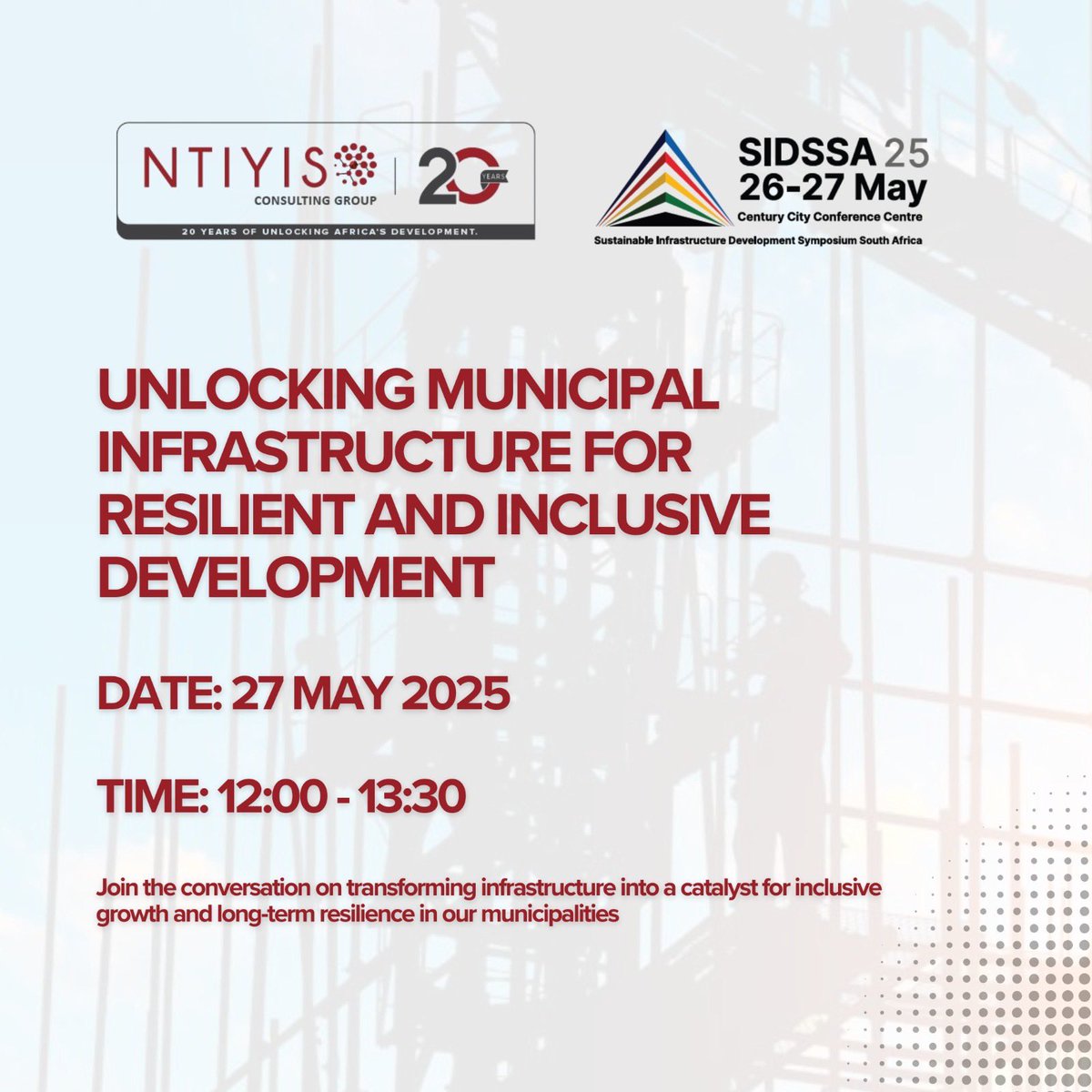 NtiyisoConsult's tweet photo. Our MD Auntony Mukhwanazi leads critical discussions that will reshape infrastructure development across South Africa and beyond!
Engage with us: What’s the one change needed to fix municipal infrastructure? Comment below!
#SIDSSALive #InfrastructureDialogue #NtiyisoInsights https://t.co/tNvZQjOST9