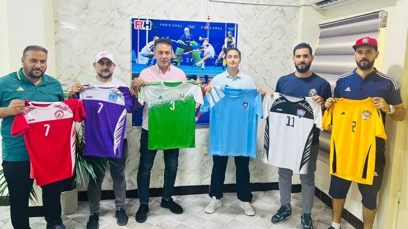 Iraq celebrates their first ever hockey club championship.
Read more : surl.li/txeeij
