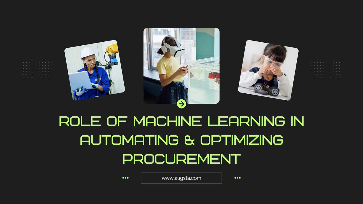 esmartprocure's tweet image. Procurement is no longer just about purchasing—it’s about making smarter, faster, and data-driven decisions. That’s where Machine Learning (ML) steps in.

Visit: augsta.com

#eSmartProcure #Procurement #MachineLearning #AIinProcurement #DigitalProcurement