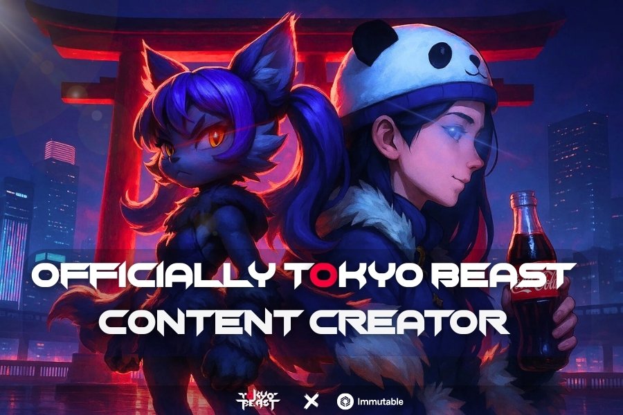 neptune_w3b's tweet photo. ⛩️I’ve 𝗼𝗳𝗳𝗶𝗰𝗶𝗮𝗹𝗹𝘆 joined the @TOKYOBEAST_EN 𝗖𝗼𝗻𝘁𝗲𝗻𝘁 𝗖𝗿𝗲𝗮𝘁𝗼𝗿 Program!

A full-on Web3 cyberpunk experience powered by @Immutable 

Expect exclusive contents &amp; gameplay soon don’t miss the 𝗕𝗘𝗔𝗦𝗧 rising. 

📝 Pre-register now: https://t.co/1tznKwk3DP https://t.co/ZNA60fibI9