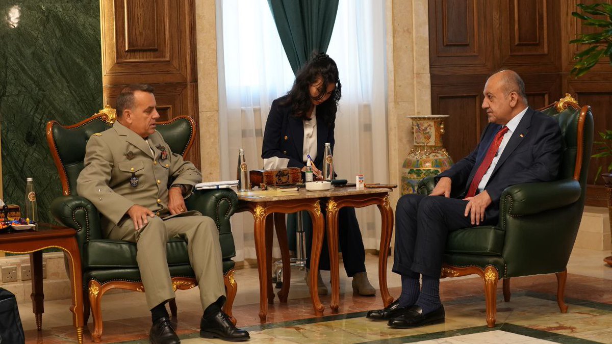 ثابت محمد العباسي (@modministeriq) on Twitter photo استقبلنا اليوم القائد الجديد لبعثة حلف الناتو في العراق <a href="/IraqNato/">NATO Mission Iraq - NMI</a> ، اللواء كريستوف هينتزي.
ناقشنا سبل تعزيز التعاون العسكري، وتوسيع الشراكة في مجال التدريب وتبادل الخبرات، بما يسهم في تطوير قدرات جيشنا الباسل. استقبلنا اليوم القائد الجديد لبعثة حلف الناتو في العراق <a href="/IraqNato/">NATO Mission Iraq - NMI</a> ، اللواء كريستوف هينتزي.
ناقشنا سبل تعزيز التعاون العسكري، وتوسيع الشراكة في مجال التدريب وتبادل الخبرات، بما يسهم في تطوير قدرات جيشنا الباسل.