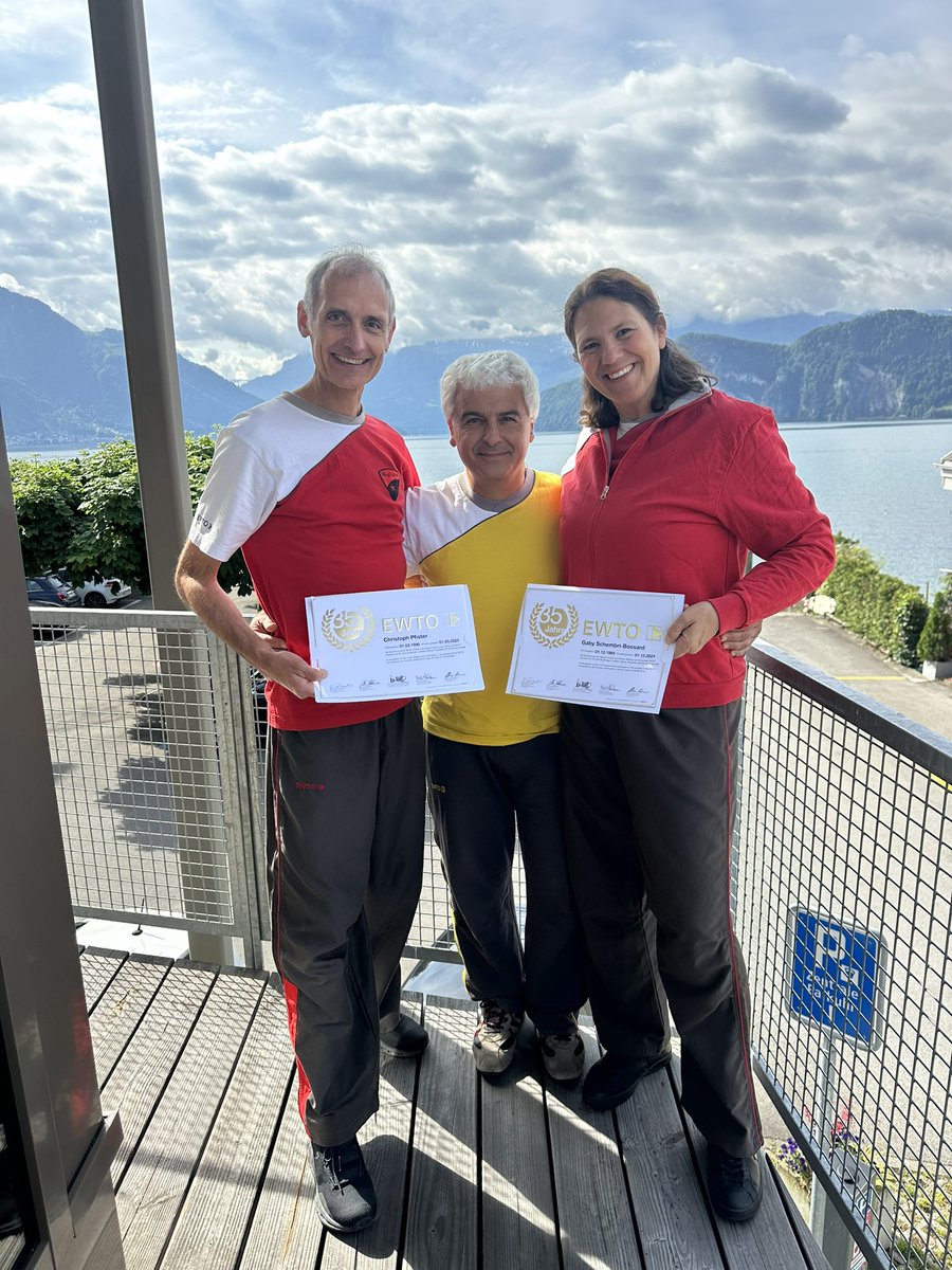 Herzlichen Glückwunsch an Sifu Gaby Schembri und Sifu Christoph Pfister zum 35-jährigen Jubiläum in der EWTO! Vielen Dank für Eure jahrzehntelange Verbundenheit und Treue zur Organisation.👍👍👍🙂☀️🙏