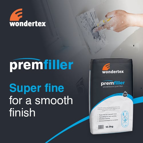 Wondertex_UK's tweet photo. No one wants bumpy plasterboard joints!! 😡 prem filler plasterboard joint filler is super fine for a smooth finish. 

Find out more at the link ⬇️
https://t.co/aajTD0upWn 

#Drylining #DynamicDuo https://t.co/nIAlmNi9vI