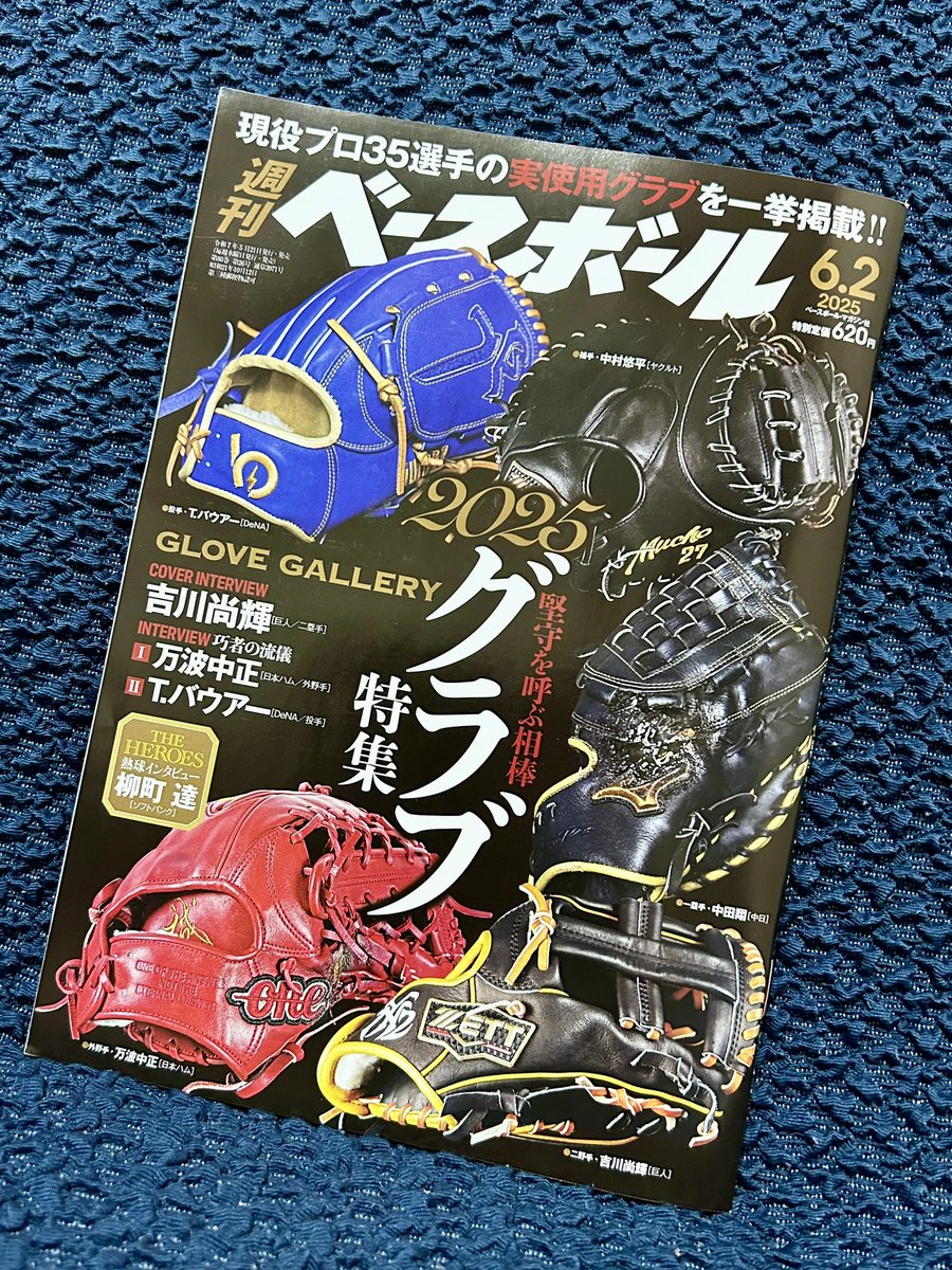 masa44821's tweet photo. やはり購入。
#週刊ベースボール
#グラブ特集 https://t.co/kTT5LZhysw