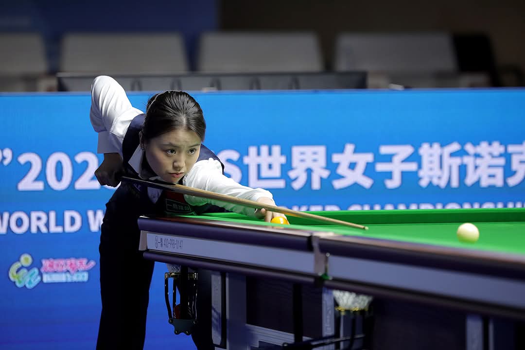 ONE AWAY 🇨🇳

Bai Yulu wins frame nine to lead 5-4 and is now just one away from successfully defending her World Women's Snooker Championship crown! 🏆

Watch live 👉 youtube.com/live/5TEgS1aZ0…

#WomensSnooker