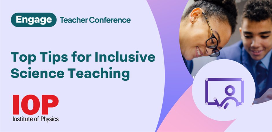 CREST Awards (@crestawards) on Twitter photo 📢#Secondaryteachers
Discover simple practical ways to make your teaching, interactions, and classroom as inclusive as possible at the Engage Teacher Conference. Hear from professionals at <a href="/PhysicsNews/">Institute of Physics</a>.
📅4 June, 4pm
📍Zoom
eventbrite.com/cc/engage-teac… #EngageConf25 📢#Secondaryteachers
Discover simple practical ways to make your teaching, interactions, and classroom as inclusive as possible at the Engage Teacher Conference. Hear from professionals at <a href="/PhysicsNews/">Institute of Physics</a>.
📅4 June, 4pm
📍Zoom
eventbrite.com/cc/engage-teac… #EngageConf25