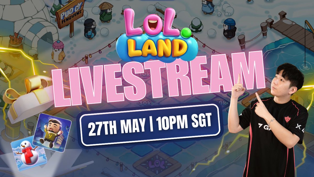 yellowpantherx's tweet photo. YP PLAYS (EP.50): @LOLLandGame + Abstract Trenching Alpha (Sponsored Stream)

27th MAY 10PM SGT | 10AM EST

We are giving away $$$ in YGG and USDC to live viewers!!

Stream link: https://t.co/q6nZ7P3qBj