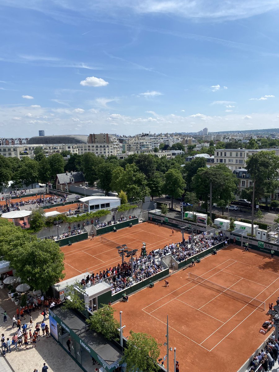 laurapttr's tweet photo. #RolandGarros so far 🎾 🧱 https://t.co/3WXLhGt9Bh
