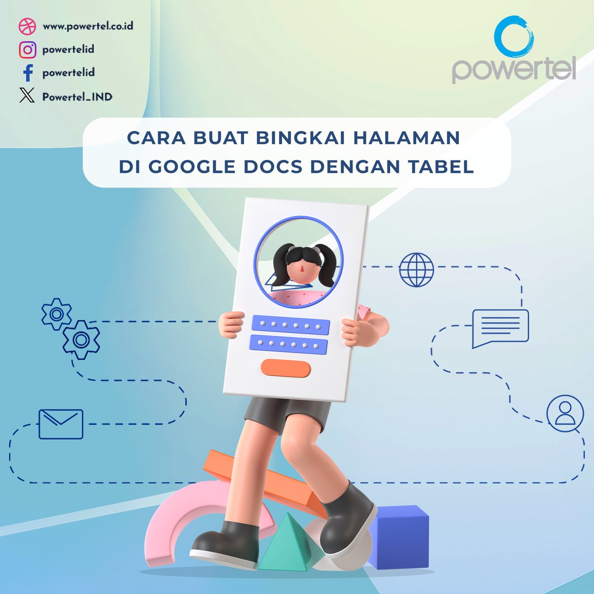 Powertel_IND's tweet image. Cara buat bingkai halaman di Google Docs dengan tabel
#GoogleDocs #TipsGoogleDocs #TutorialGoogleDocs #CaraPakaiGoogleDocs #BelajarGoogleDocs #DokumenRapi #BingkaiHalaman #BuatBingkaiSendiri #TipsProduktif #TabelGoogleDocs #EditDokumen #DesainDokumen #PowertelId