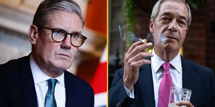 🚨 BREAKING : Nigel Farage has extended an invitation to Keir Starmer to join him at a working men's club located somewhere in the red wall. 

The idea is to sit down together and engage in a candid Q&amp;A session with the locals.

Will Keir Starmer accept the invitation?