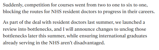 Partha S Kar 🇮🇳🇬🇧🏏🎥 (@parthaskar) on Twitter photo I am going to take a moment to say thank you to <a href="/wesstreeting/">Wes Streeting</a> who has confirmed that International Medical Graduates already serving in the #NHS will NOT be disadvantaged
It confirms what I have also heard back.
Look forward to details - but reassuring indeed.
If I may? I am going to take a moment to say thank you to <a href="/wesstreeting/">Wes Streeting</a> who has confirmed that International Medical Graduates already serving in the #NHS will NOT be disadvantaged
It confirms what I have also heard back.
Look forward to details - but reassuring indeed.
If I may?